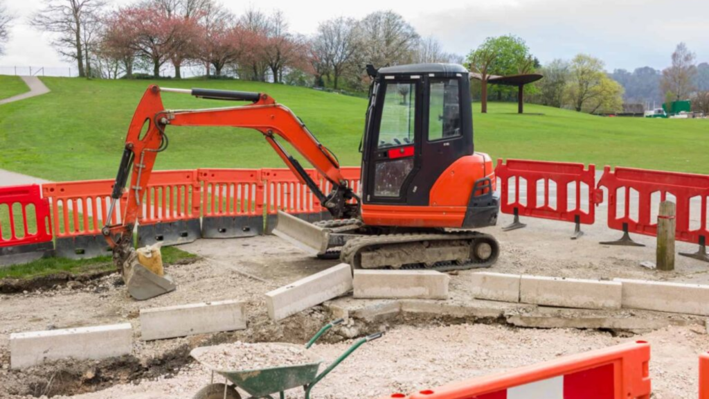 Plant Hire Machinery in use